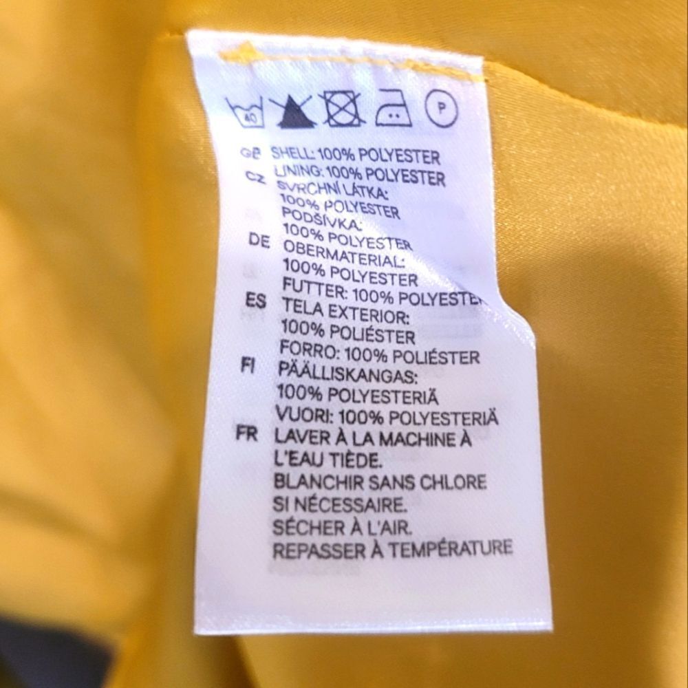 H&M Yellow Women's Pleated Midi Spring Dress Size 6 - Picture 4 of 5